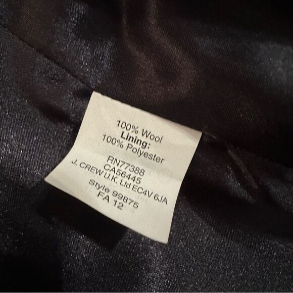 J. Crew Lady Jacket in Berry Double-Serge Wool - Picture 6 of 10